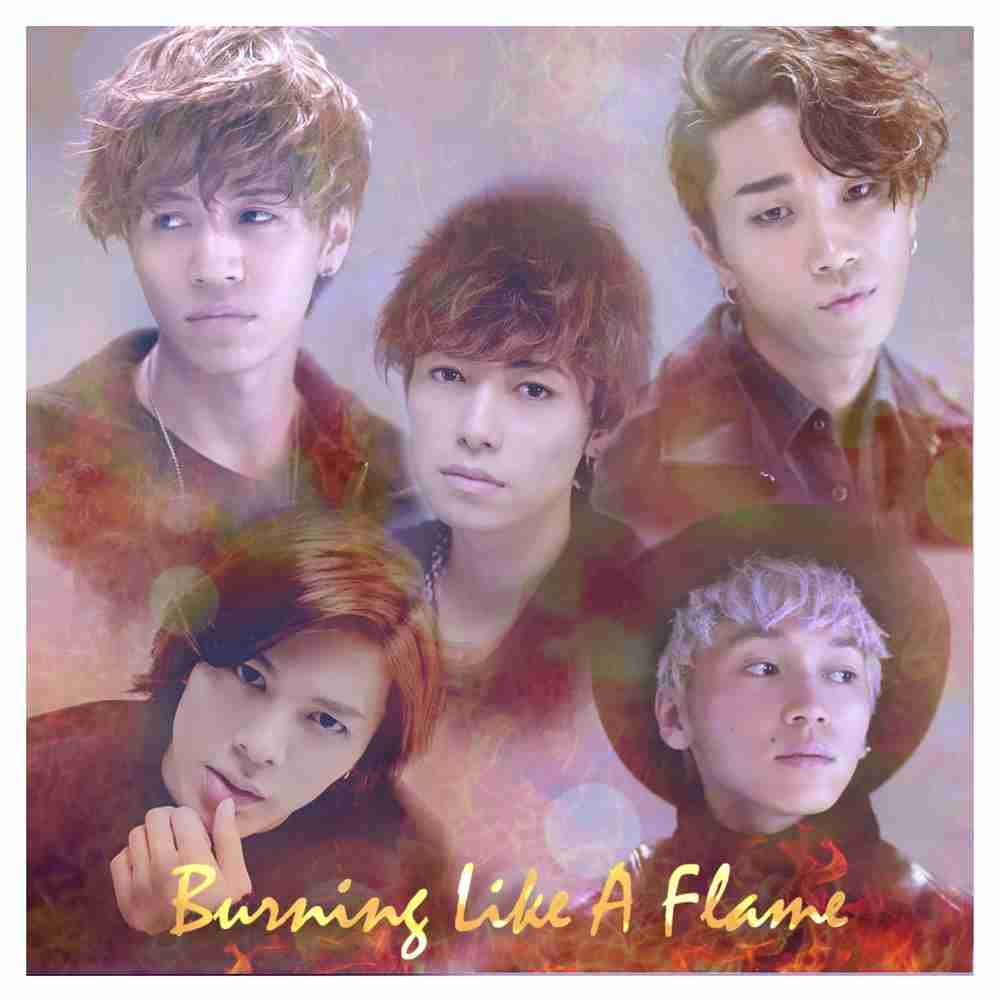 「Burning Like A Flame - 龍雅」のジャケット